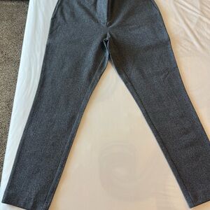 NWT LOFT Gray Skinny Pants with Textured Fabric